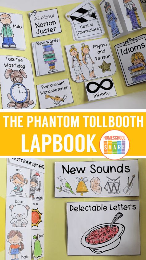 Fun Language Arts Activities, Phantom Tollbooth, The Phantom Tollbooth, Language Art Activities, Wit And Wisdom, Homeschool Activities, Book Study, Novel Studies, Teacher Guides