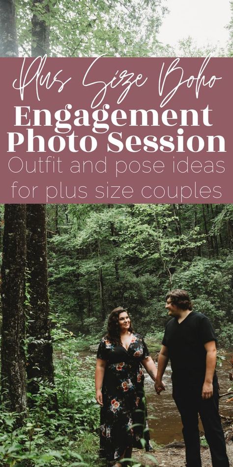 Outdoor Engagement Photos Plus Size, Plus Couple Photoshoot, How To Pose Larger Couples, How To Pose Plus Size Couples, Family Photo Poses Plus Size, Engagement Picture Outfits Plus Size, Fall Couple Pictures Plus Size, Plus Size Engagement Photos Outfits Winter, Engagement Poses For Plus Size Women