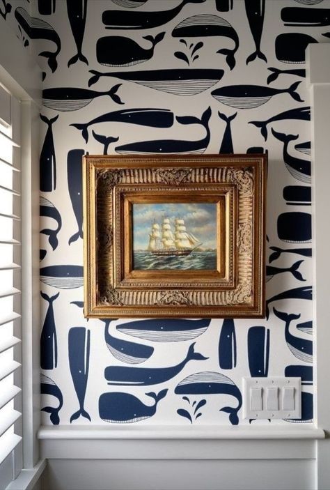 Maine Interior Design, Nautical Decor Living Room, Nautical Interior, Kennebunkport Maine, Nautical Bathroom Decor, Coastal Bathroom, Shore House, Rustic Coastal, Cape House