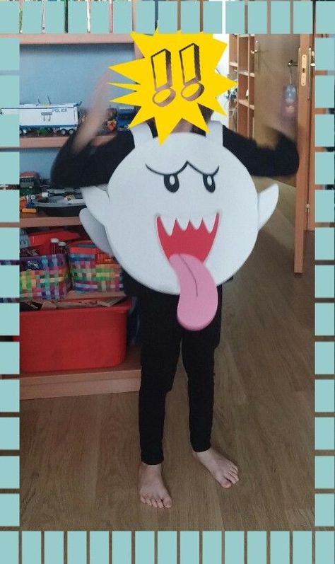 King Boo Costume, Diy Mario Character Costumes, Mario Party Costume, Mario Character Costumes, Family Of 3 Halloween Costumes, Mario Costume Diy, 3 Halloween Costumes, Super Mario Bros Costumes, Mario Brothers Costumes