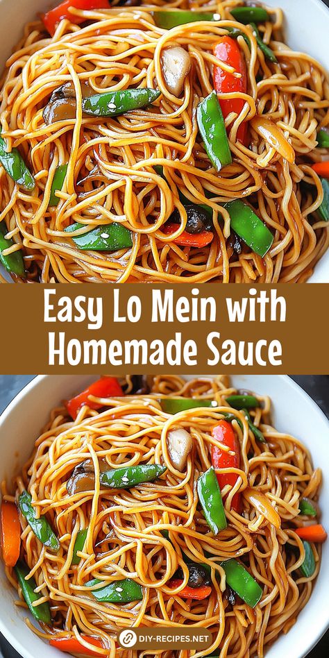 Thai Lo Mein Recipe, How To Make Lo Mein Noodles Easy, Easy Veggie Lo Mein, How To Make Lo Mein Sauce, Simple Lo Mein Sauce, Beef Lo Mein Recipe Crockpot, Homemade Lo Mein Sauce, Beef Lo Mein Sauce, How To Make Lo Mein