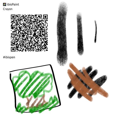 Crayon Ibis Paint Code, Ibis Paint Brush Qr, Ibis Paint Code, Ibispaint Codes, Ibis Brush, Ibis Paint Brush, Ibispaint Brushes, Ibis Brushes, Brush Art