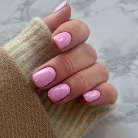 🌸🩷💅🏼 Is pink your spring shade ? Set by the queen of aesthetically pleasing content @aleksandrazajac.nails using shade Galentines from our V-Day DUO Shop now at www.wandergel.co.uk #wandergel #pinknails #nails #nailcare #gelpolish #hemafree #nailsofinstagram #nailsnailsnails Short Square Nail Designs Pink, Short Shellac Nails, Pink Biab Nails, Short Pink Nails Designs, Solid Color Nail Ideas, Short Pink Nails, Biab Nails, Nail Board, Solid Color Nails