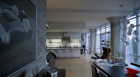 Harvey Specter Office, Penthouse Apartment Kitchen, Penthouse Apartment Interior, Suits Harvey, Color Palette Interior Design, Japan Interior, Apartment View, Office Wallpaper, Harvey Specter