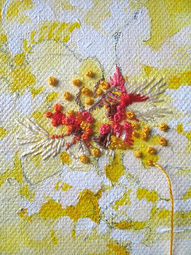 Embroidered Painting, Art Knitting, Embroidered Photo, Abstract Embroidery, Contemporary Embroidery, Embroidery Hand, Embroidered Art, Diy Crafts To Do, Stitch Art