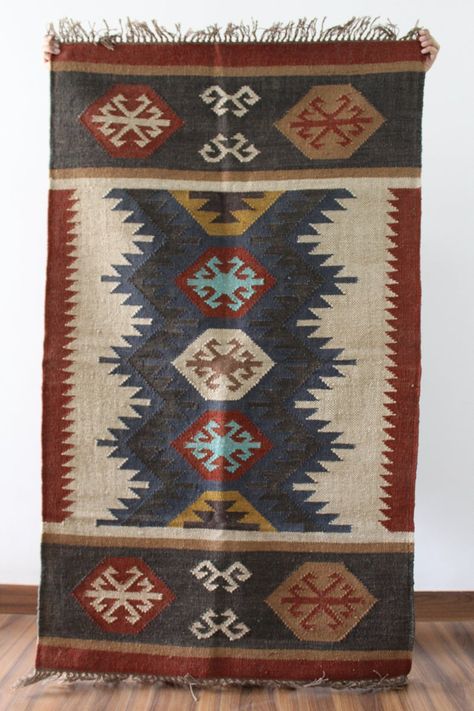 Turkish Home, Dhurrie Rug, Navajo Rugs, Dhurrie Rugs, Flat Woven Rug, Handmade Kilim Rugs, Weaving Process, 4x6 Rugs, Handwoven Kilim