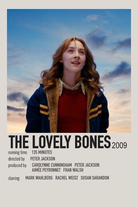 alternative / minimalist polaroid film poster made by me The Lovely Bones Poster, Lovely Bones Movie, Bones Movie, To The Bone Movie, Lovely Bones, The Lovely Bones, Most Paused Movie Scenes, Iconic Movie Posters, Movie To Watch List