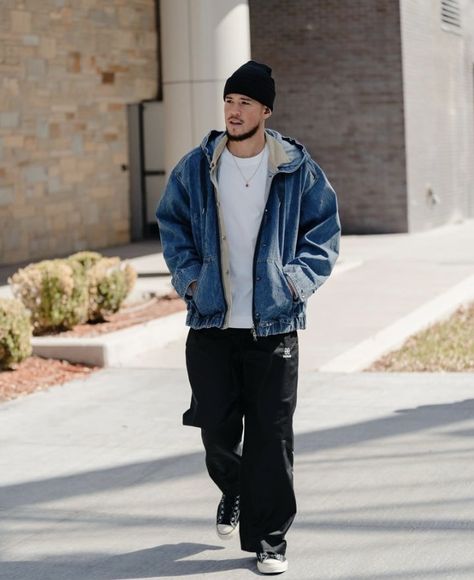 League Fits Men, Nba Players Outfits, Devin Booker Outfits, Rockstar Outfit Men, Athlete Fits, Smart Streetwear, League Fits, Nba Fits, Celeb Outfits