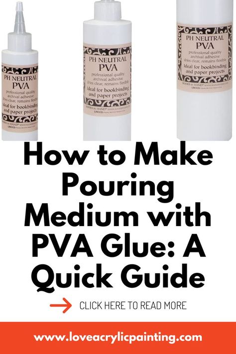 🌈 Calling all enchanting creatives! Dive into the world of pouring art with me on Love Acrylic Painting! I've shared my secret recipe to make pouring medium using PVA glue. Let's unleash our artistic powers together! 🎨✨ Love Acrylic Painting, Acrylic Paint Mediums, Medium Recipe, Pouring Medium, Pva Glue, Acrylic Pouring Techniques, Acrylic Painting Tips, Texture Paste, Quick Diy