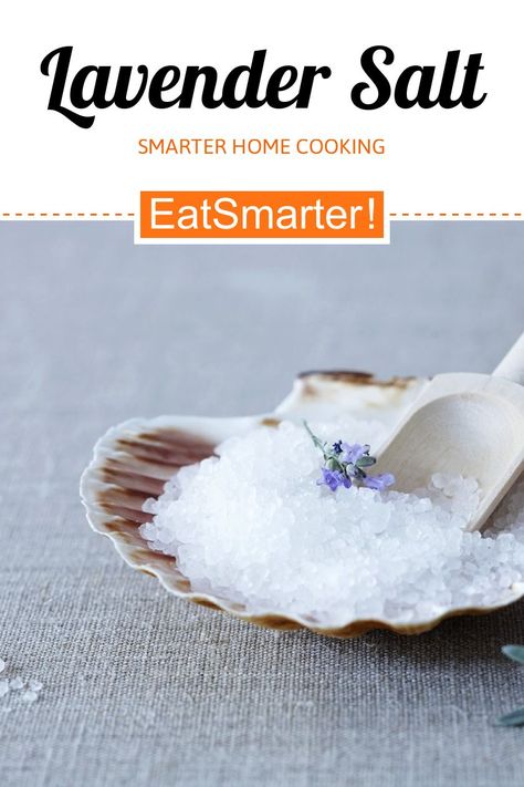 Smarte Hausmannskost: Lavender Salt - quick recipe - simple dish - A recipe idea by EAT SMARTER | #spices #recipes Lavender Recipes, No Salt Recipes, Lavender Farm, Online Food, Vegan Paleo, Delicious Healthy Recipes, Home Cooking, Paleo Gluten Free, Quick Easy Meals