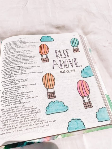 Bible Marking Ideas, Things To Draw In Your Bible, Bible Doodling Ideas Simple, Bible Page Art, Drawings In Bible, Micah Bible Journaling, Cute Bible Art, The Jesus Bible Journaling, Bible Drawings Sketches Art Journaling