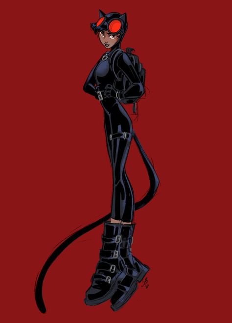 Catwoman Suit, Sweeney Boo, Cat Superhero, Superhero Villains, Batman Artwork, Batman Funny, Arte Dc Comics, Superhero Characters, Dc Comics Characters