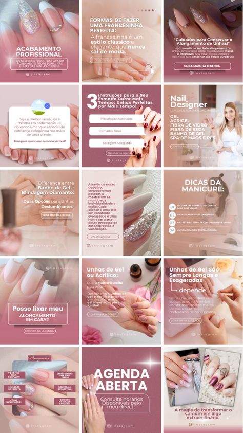 Social Media Design | Media Design Ideas Nail Art Instagram Post, Nail Salon Social Media Posts, Nails Social Media Design, Nail Art Social Media Post, Nail Feed Instagram, Template Instagram Post Design, Nail Social Media Posts, Nails Post Instagram, Nail Instagram Feed