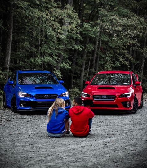 Car Couples Pictures, His And Hers Car Photoshoot, Couple Cars Goals, Two Cars Photography, Duo Car Pics, His And Her Cars Relationship Goals, Couple Goal Car, Couple Car Pictures Relationship Goals, Subaru Photoshoot