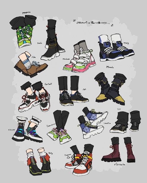 Feet Drawing, Concept Clothing, Drawing Anime Clothes, Concept Art Drawing, Figure Drawing Reference, Drawing Clothes, 영감을 주는 캐릭터, Anime Poses Reference, Sketchbook Art Inspiration