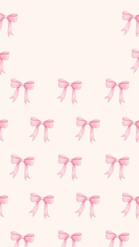 Bow Wallpaper Iphone, Pink Wallpaper Ipad, Iphone Wallpaper Preppy, Cute Home Screen Wallpaper, Cute Summer Wallpapers, Bow Wallpaper, Wallpaper Iphone Summer, Phone Wallpaper Pink, Simple Phone Wallpapers