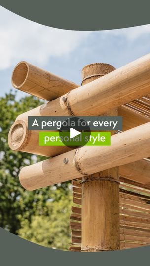 Bamboo Pergola, Outdoor Space, Pergola, Personal Style, Design