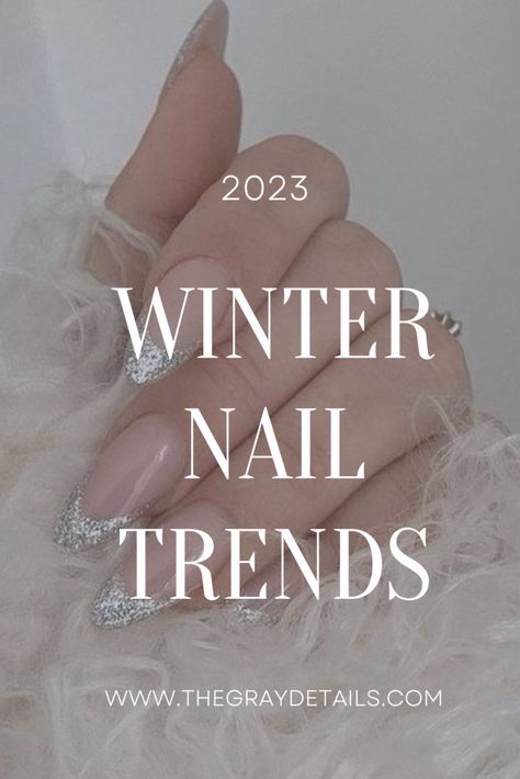 Winter Nail Color Trends, Winter Nail Color Trends, Winter Nail Color Trends, Winter Nail Color Trends, Winter Nail Color Trends, Winter Nail Color Trends 2023, Winter Nail Color Trends 2023 Winter Toenails, Winter Nail Trends, Sparkly Nail Polish, White Chrome Nails, Winter Nail Polish, Chrome Nail Polish, New Nail Trends, Grey Nail Designs, 2023 Nail