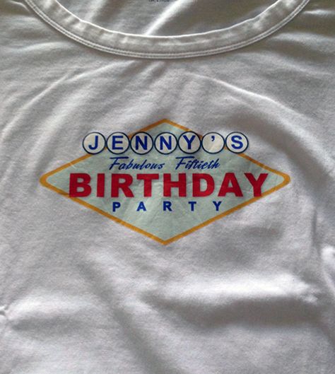 Great idea for a group vacation or theme party! My friend had these t-shirts made when they went to vegas for her mom's birthday party and they were a hit! Everyone stopped them to ask who Jenny was! Great DIY idea, too. Design by: Kristina Morgan of Kristinamorgandesign.com Birthday T Shirts Ideas, Birthday Tshirts Group, Vegas Theme Party, Group Vacation, T Shirts Ideas, Vegas Birthday, Vegas Theme, Travel Tshirt, Birthday T Shirts