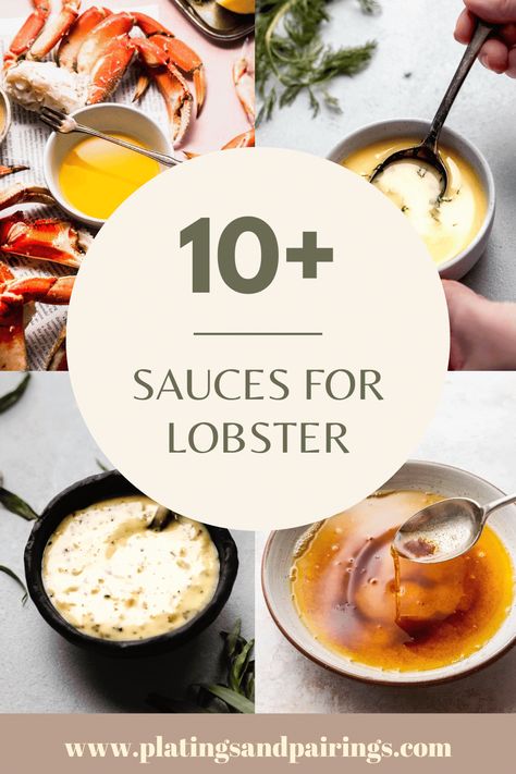 Lobster Tacos Sauce, Lobster Garlic Butter Sauce, Sauce For Lobster Tail, Lobster Cakes Sauce, Lobster Roll Sauce, Lobster Tail Sauce, Garlic Butter For Lobster Dipping, Best Lobster Sauce, Butter For Lobster Dipping