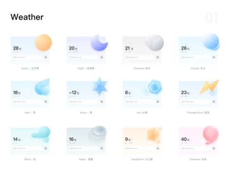 Ui Color, Card Ui, App Interface Design, Weather Icons, Mobile Ui Design, Ios Design, App Interface, Dashboard Design, Ui Design Inspiration