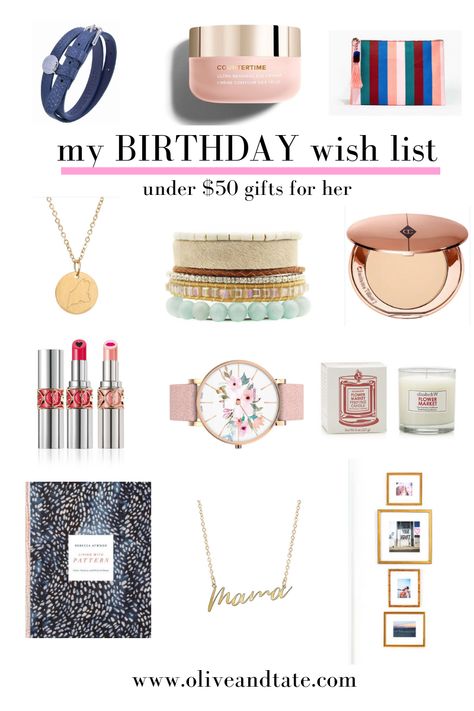 Birthday Wish List: Gifts for her under $50 Affordable Trendy Birthday Gift Necklaces, Gold Tarnish-resistant Jewelry For Birthday Gift, Birthday Gift Necklace With Hallmark, Cheap Birthday Gift Necklaces With Message Card, Gifts For Myself, Best 40th Birthday Gifts For Women Amazon.com, Birthday Wish List, Boho Jewels, Boho Cuff