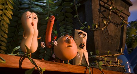 ‘Sausage Party’ Animators Say They Weren’t Paid For Overtime Sausage Party Movie, David Krumholtz, Seth Rogan, Craig Robinson, Danny Mcbride, Sausage Party, Pencil Test, Big Pops, Bill Hader