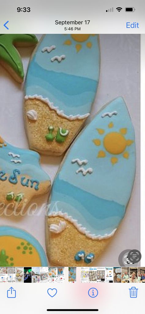 Hawaiian Cookies, Beach Cookies, Shark Cookies, Icing Decorations, Theme Cookies, Amazing Cookies, Cookie Sticks, Best Apple Pie, Beach Birthday Party