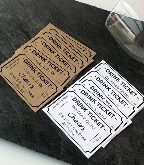 Wedding Drink Tickets, Guests Drink Ticket, Rustic Tickets, Free Drink Token, Cheers To The Mr & Mrs, Event Tickets, Set of 8 Drink Coupon Design, Drinks Tokens Wedding, Wedding Drink Token, Coupon Design Ideas, Drink Tickets Wedding, Wedding Drink Tickets, Wedding Ticket, Wedding Bars, Drink Tickets