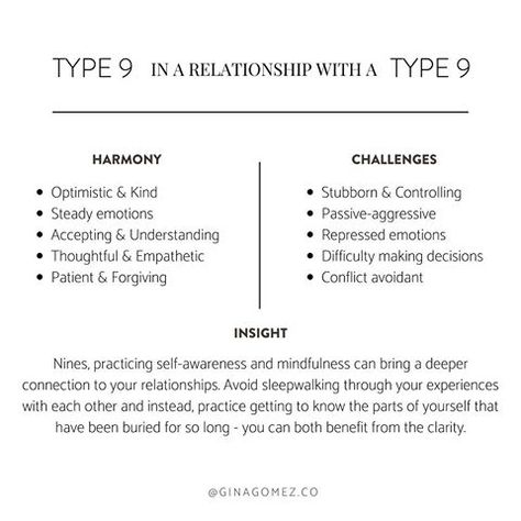 The Enneagram  You (@ginagomez.co) • Instagram photos and videos Positive And Negative Traits, Enneagram Type 8, Enneagram Type 9, Enneagram 7, Enneagram 8, The Peacemaker, Enneagram 3, Enneagram 4, Enneagram 9