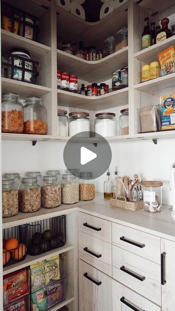 The Container Store on Instagram: "The clock is ticking and the countdown is on. Before we launch into the new year, we’re sharing our top three posts created by our community! 💙🎊 Here is @ceciliamoyer’s custom Preston pantry from #ContainerStoreCustomSpaces at number 2! #TheContainerStore “I am blown away by this Preston system! This built-in is finished to the floor and the ceiling. It was customized to fit our needs with two pull-out bins, drawers, shelves, a narrow cabinet for a step ladder, and a flip-up cabinet door located on the top of the pantry for medicine storage.” #kitchenorganization #pantryorganization #pantry #homeorganization #pantrygoals #kitchenmakeover #homedesignideas #customcabinets #customcabinetry" Floor To Ceiling Pantry Cabinets, Narrow Pantry, Pantry Drawers, Built In Pantry, Narrow Cabinet, Medicine Storage, The Container Store, December 30, Step Ladder