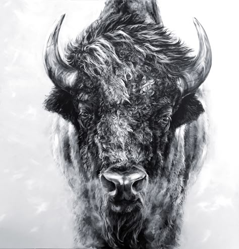 Reno Tahoe’s First International Art Fair Set to Make a Splash - Mountain Living Buffalo Art Print, Bison Tattoo, Buffalo Tattoo, Bison Logo, Buffalo Animal, Bison Art, Buffalo Art, Men Tattoos Arm Sleeve, Reno Tahoe