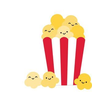 popcorn - so much pun Cute Popcorn Drawing, Popcorn Drawing, Popcorn Stickers, Food Kawaii, Procreate Ipad Art, Doodlebug Design, Cute Clipart, Kawaii Doodles, Art Cute