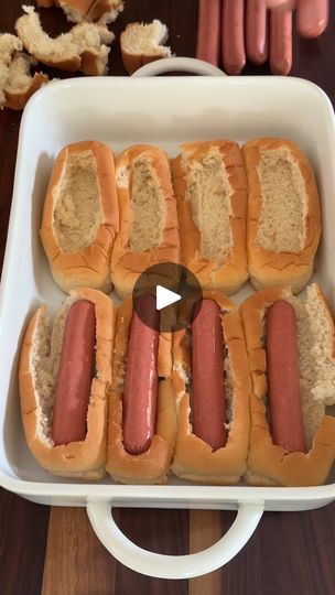 Hot Dog And Egg Recipes, Cheesy Hot Dog Roll Ups, Hot Dog Recipes Baked, Hotdogs In The Oven, Hot Dog Meals, Hot Dog Dinner Ideas, Husband Dinner, Hotdogs Recipes, Leftover Hot Dog Buns