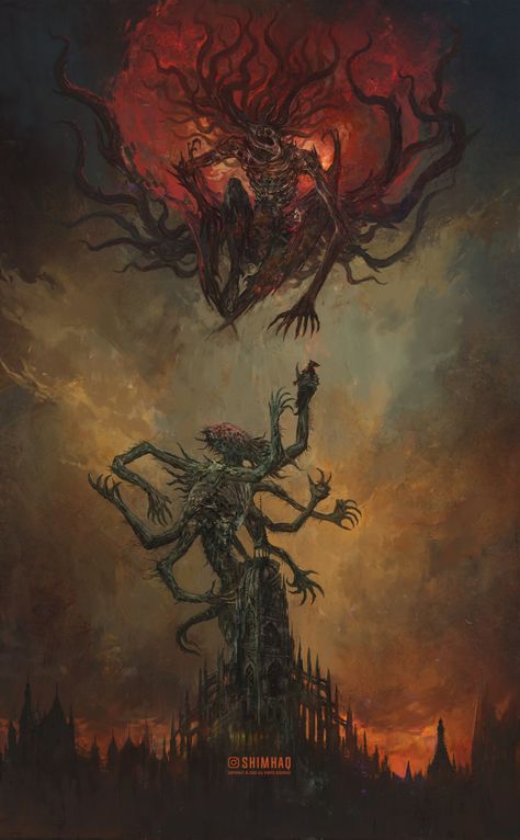 Bloodborne 2 Art, Bloodborne Amygdala, Elden Ring Wallpaper, Soulsborne Art, Dark Souls Wallpaper, Dark Souls Artwork, Dark Souls 2, Bloodborne Art, Lovecraftian Horror