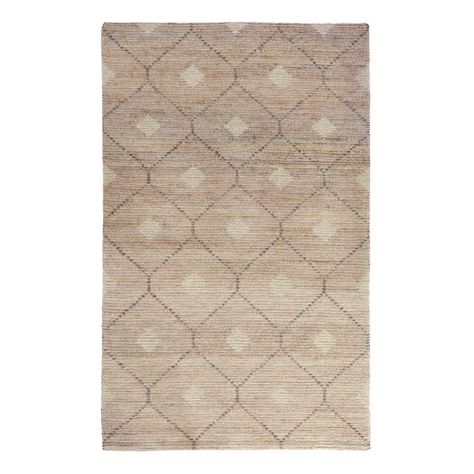 Handwoven of wool, jute and cotton, this contemporary area rug features a diamondlattice design in neutral tan, gray and beige hues. Natural wool is known for its soft feel and long-lasting resilience, making this rug an attractive update for high-traffic areas. World Market Jute Rug, Tan Rugs, Neutral Area Rug, Tan Rug, 5x8 Area Rugs, Classic Home, Lattice Pattern, 8x10 Area Rugs, Small Area Rugs