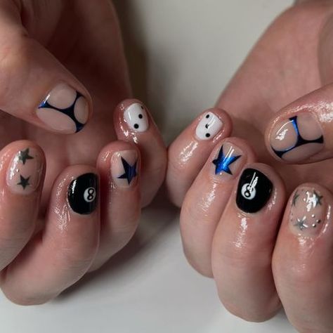 az nail tech ✩ tempe/phx (@nailzbyambz) • Instagram photos and videos Men Gel Manicure Designs, Cool Manicure Designs, Natural Nail Gel Manicure Designs, Gel Nails Masc, Short Nails Masc, Jhope Nails, Boy Nail Designs, Short Round Nail Designs, Guy Nail Art