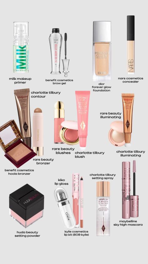 best makeup products (no budget) #makeupinspo #makeup #beauty #aesthetic Everyday Makeup Products, Makeup Products Aesthetic, Products Aesthetic, Beauty Aesthetic, Makeup Product, Product Recommendations, Best Makeup, Everyday Makeup, Makeup Products