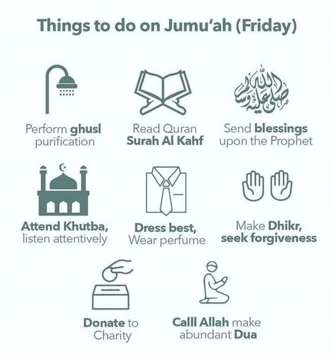 Things To Do On Friday, Surah Al Kahf, Pillars Of Islam, Happy Friday Quotes, Cute Celebrity Couples, Friday Quotes, Islamic Art Pattern, Its Friday Quotes, Muslim Book