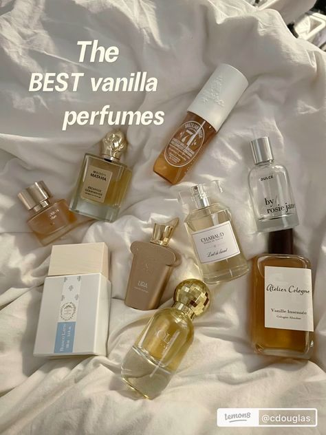 Vanilla Perfumes, Perfume Aesthetic, Fragrance Lab, Fragrances Perfume Woman, Body Hygiene, Perfume Body Spray, Vanilla Perfume, Perfume Collection Fragrance, Shower Skin Care