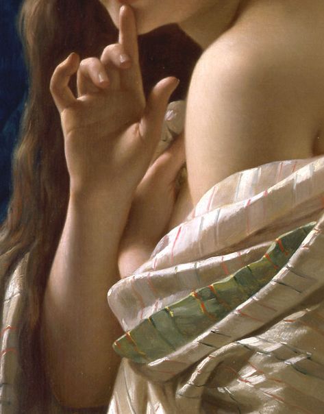 Portrait of a Young Woman (detail) 1869, Pierre Auguste Cot Pierre Auguste Cot, Pierre Auguste, Design Toscano, Classical Art, Young Woman, Design Branding, Classic Art, Love Art, Art History