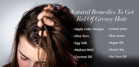 Even after numerous washing, you still have an excessively oily scalp? Here are some tips on how to get rid of it. Get Rid Of Greasy Hair, Greasy Hair, Oily Scalp, Greasy Hair Hairstyles, Health, Hair, Beauty