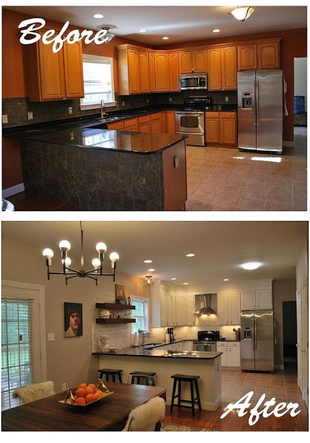 The Crystal Palace, Diy Kitchen Remodel, New Kitchen Cabinets, Kitchen Cabinets Makeover, Kitchen Upgrades, After Pictures, Kitchen Remodeling Projects, Kitchen Redo, Before And After Pictures