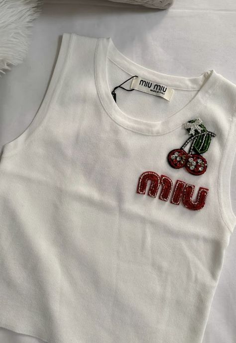 Miumiu Dress, Beaded Shirt, Hand Beaded Embroidery, Pearl Embroidery, Glam Girl, Stockholm Fashion, Shirt Embroidery, Fall Fits, Mood Board Fashion