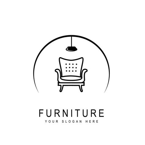 Furniture Logo Ideas, Sofa Logo Design Ideas, Furniture Logo Design Ideas Simple, Logo Design Furniture, Logo For Furniture, Logo For Furniture Company, Interior Logo Design, Sofa Room, Interior Logo