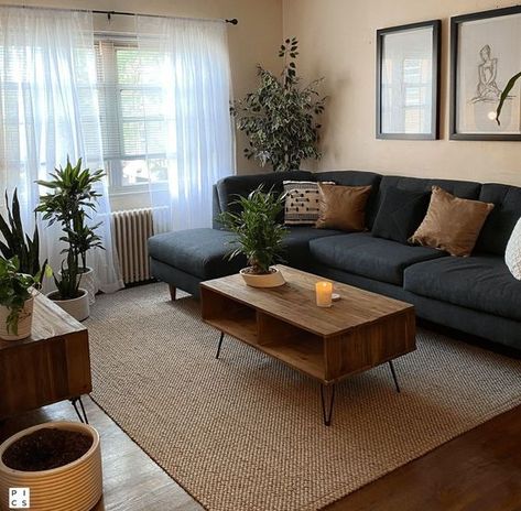 Small Apartment Living Room, Small Living Room Decor, Small Apartment Living, Decor Home Living Room, Decor Minimalist, Living Room Decor Apartment, Living Room Inspo, A Living Room, Apartment Living Room