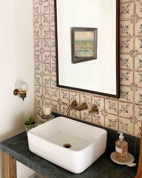 Beljar Home, Decorating Inspiration, Framed Bathroom Mirror, Small Bathroom, Home Inspiration, Home Decorating, Decor Inspiration, Bathroom Mirror, Dream Home