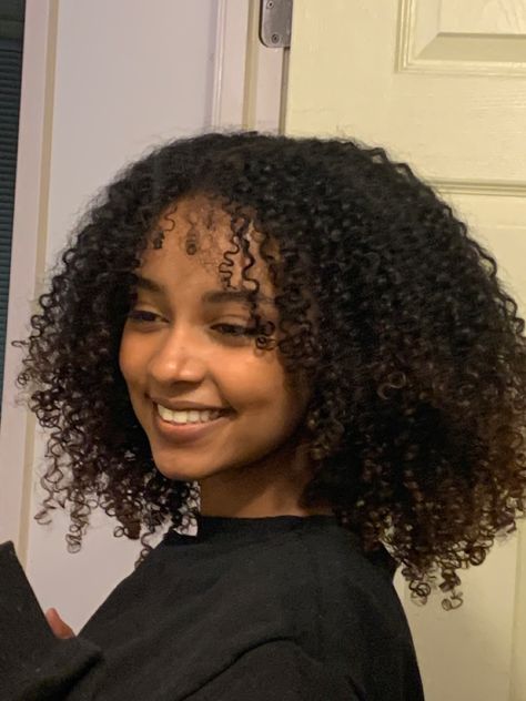 4b Haircut, Curly Haircut 3b 3c, 3c 4a Curly Hairstyles, Natural Hair Layers, Loose Coily Hair, 3c4a Natural Hair, Round Curly Hair, Dark Skin Curly Hair, 3c Afro