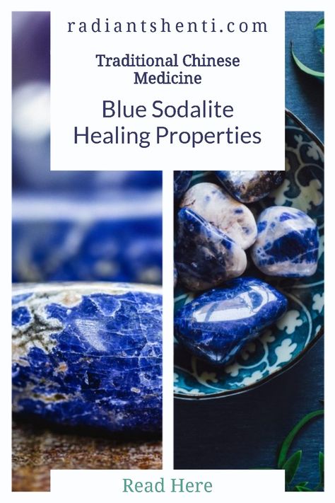 Read here to learn blue sodalite crystal meaning and healing properties in Traditional Chinese Medicine with Radiant Shenti. Different rock and minerals have different ways of healing our emotional and physical bodies according to TCM philosophy. Holistic and alternative medicine practices believe crystals and gemstones can help us live a healthy lifestyle. Many home and natural remedies include crystal healing in their practices. Is the blue sodalite meaning right for you? Find out here. Sodalite Crystal Meaning, Saphire Blue Crystal Meaning, Sapphire Magical Properties, Blue Sodalite Crystal Meaning, Gemstones Meaning, Sodalite Properties, Sodalite Affirmation, Sodalite Meaning, Dry Throat