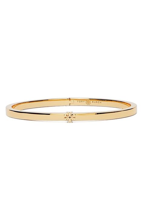 Women's Tory Burch Jewelry | Nordstrom Bracelet Stack Aesthetic, Pretty Stacks, Bracelet Stack Ideas, Expensive Bracelets, Everyday Princess, Tory Burch Bracelet, Hinge Bracelet, Wrist Stack, Earring Stack